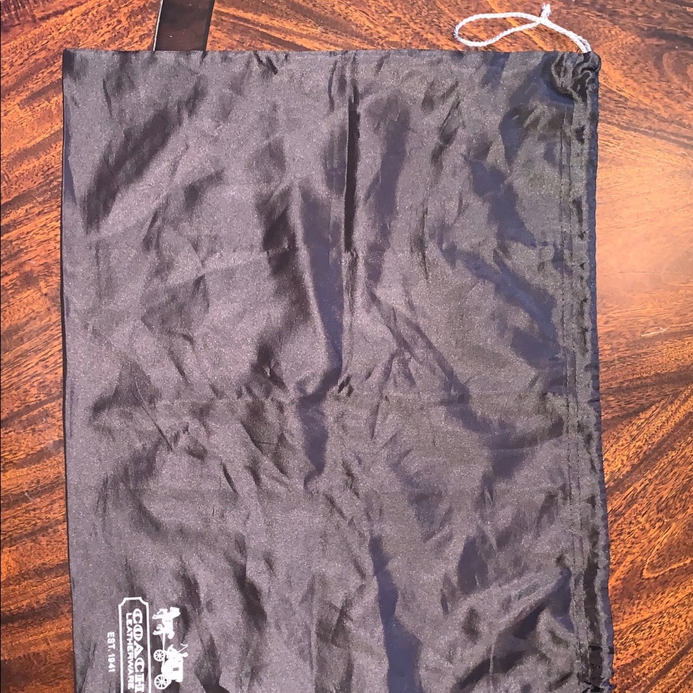 Coach dust bag, never used.
